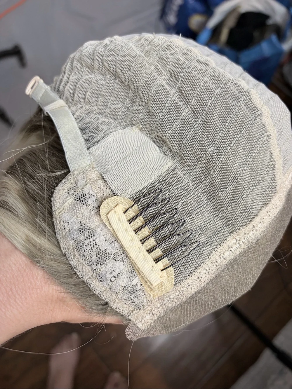 Real Remy Human Hair Wig Ash Blonde